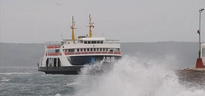 Son dakika: Deniz ulaşımında sefer iptalleri: Gökçeada ve Bozcaada feribot hatları...