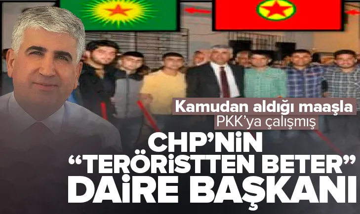 CHPli belediyenin teröristten beter daire başkanı!