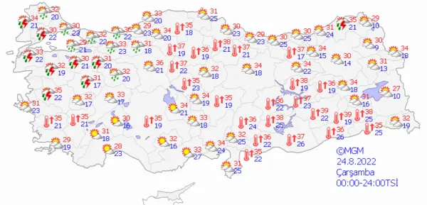 1660919493017.png Meteoroloji sağanak yağış için gün verdi! İstanbul'u da etkisi altına alacak! İstanbul Ankara İzmir 5 günlük hava durumu - 9