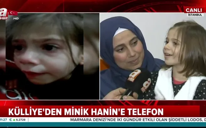 Suriyeli Hanin'e Külliye'den sevindiren telefon
