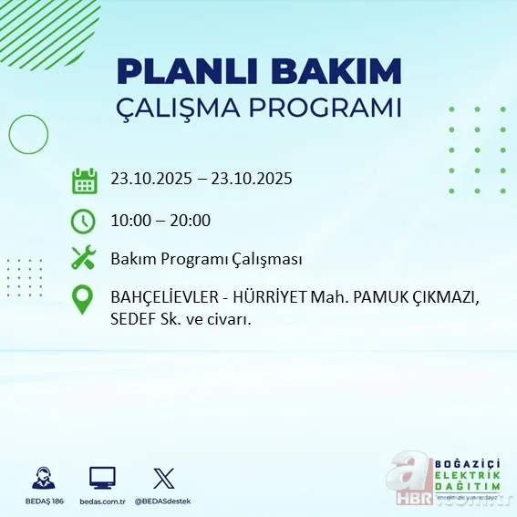 Mahalleniz listede mi? İstanbul’da 10 saate varan elektrik kesintisi: Hangi ilçeler etkilenecek? 5