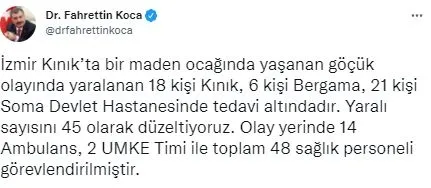 İzmir’de maden ocağı kazası! O şirketten ilk açıklama geldi
