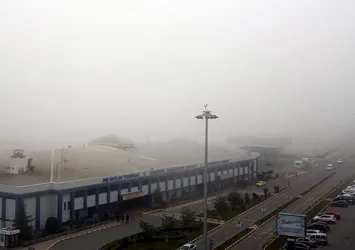 Trabzon'da hava ulaşımına sis engeli