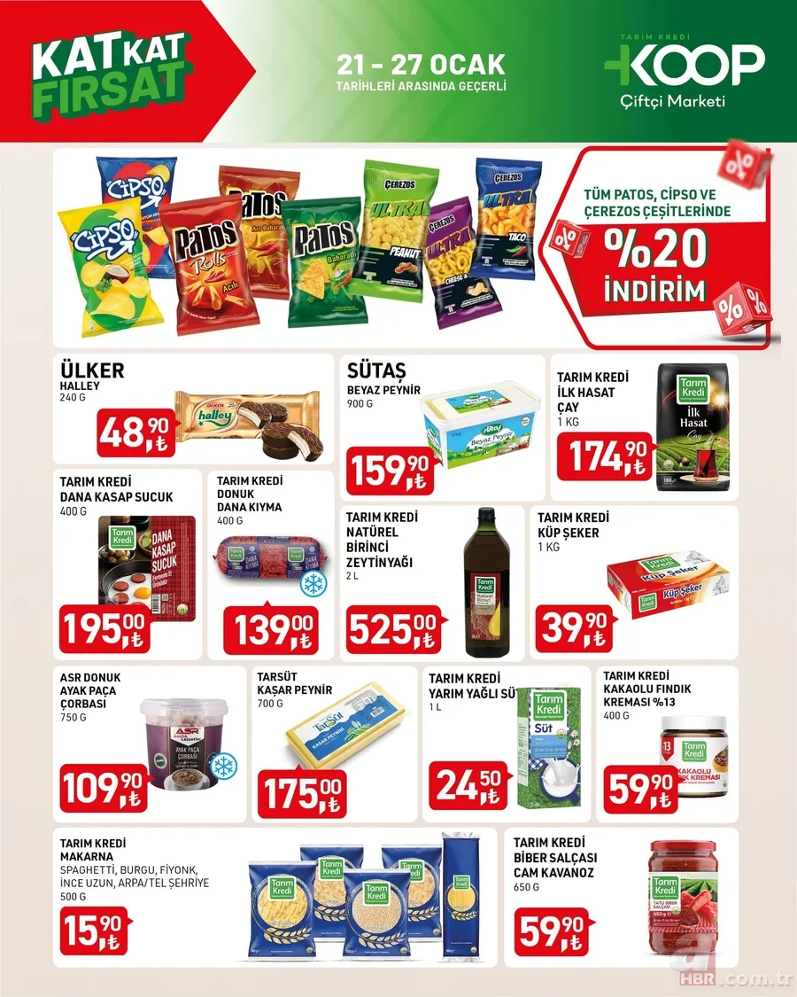 Tarım Kredi'de indirim haftası başladı: Dana Kıyma 139 TL, Kaşar peynir 175 TL, İlk hasat çay 174.90 TL... 7
