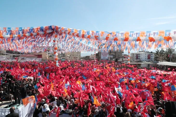 Başkan Erdoğan'a Şırnak'ta sevgi seli
