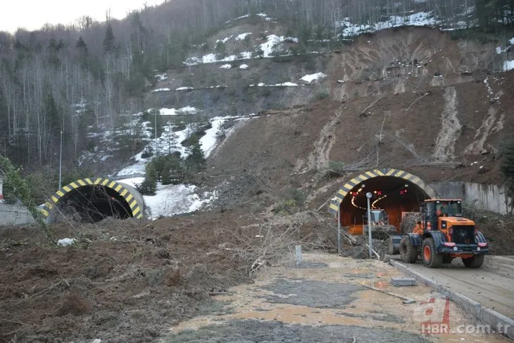 Heyelan nedeniyle kapanan Bolu Dağı Tüneli’nde çalışmalar sürüyor! Bolu Tüneli girişinde son durum ne?