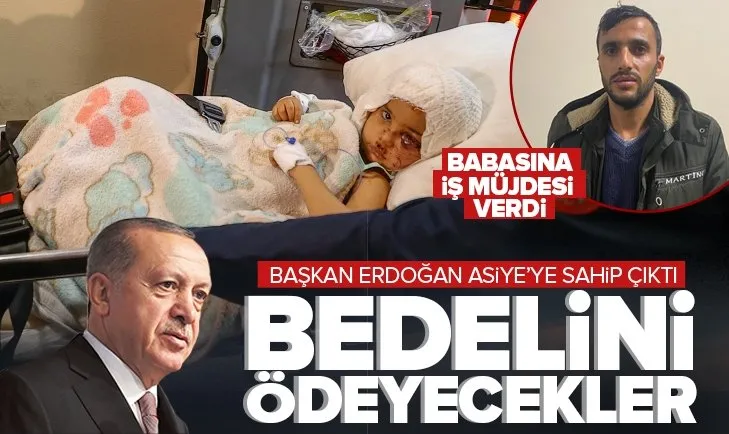 Başkan Erdoğan pitbull saldırısında yaralanan Asiye Ateş’e sahip çıktı: Bedelini ödeyecekler! Babasına iş müjdesi verdi