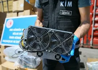 İzmir'de 5 milyon değerinde kripto para üretim cihazları ele geçirildi!