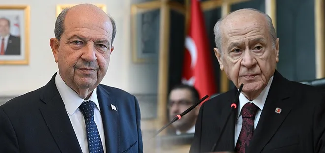 KKTC lideri Tatar Bahçeli ile telefonda görüştü!