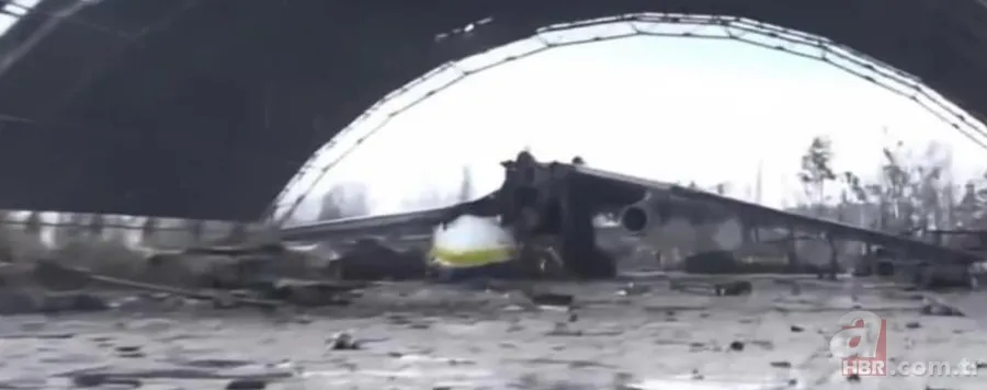 Ukrayna'ya ait dünyanın en büyük uçağı Antonov An-225'in son görüntüsü ortaya çıktı! Rus ordusunun vurduğu iddia edilmişti 8