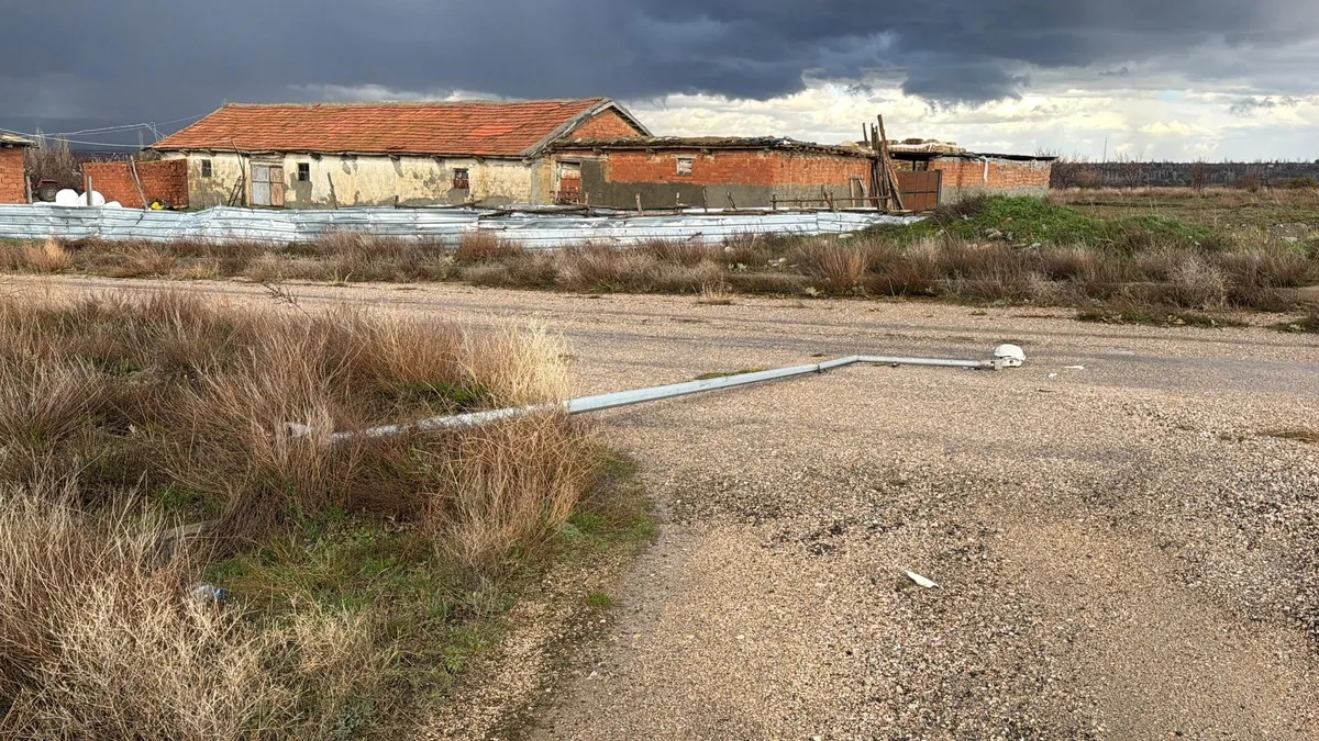 Heyelan sonrası ortaya çıkan görüntü görenleri ürküttü