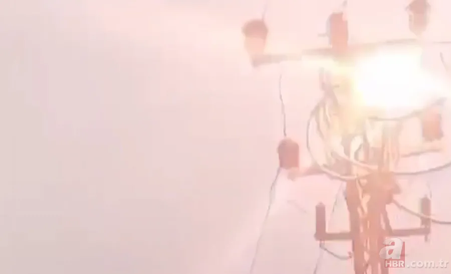 Elektrik direğine çıktı! Saniyeler sonra dehşeti böyle yaşadı 3