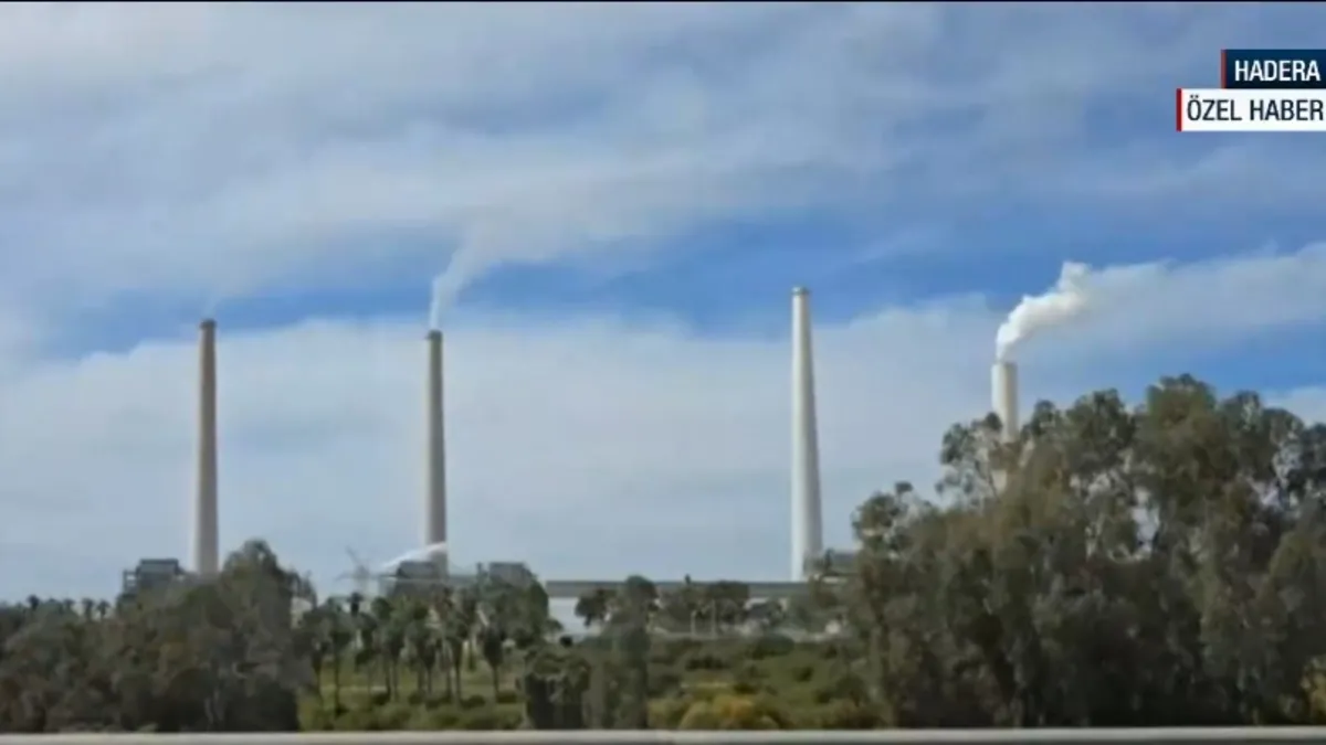 İran'dan İsrail'in enerji tesislerine ağır darbe! Rabin Santrali'nde dumanlar yükseldi: A Haber Hadera'da