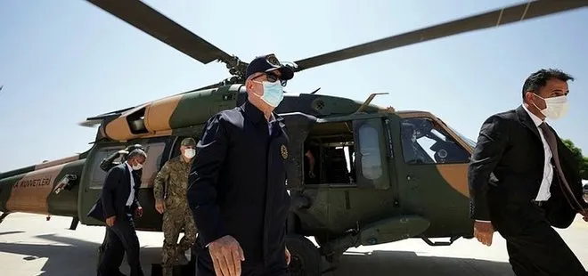 Son dakika: Milli Savunma Bakanı Hulusi Akar 2. Ordu İleri Komuta Yeri’nde