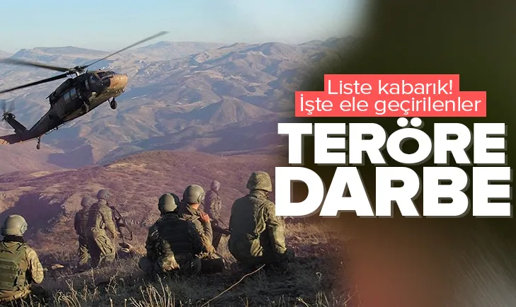 PKK’ya ait çok sayıda mühimmat ele geçirildi