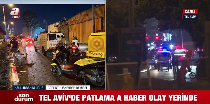 İsrail’in kalbinde patlama sesleri! Ölü ve yaralılar var | A Haber ekipleri Tel Aviv’de