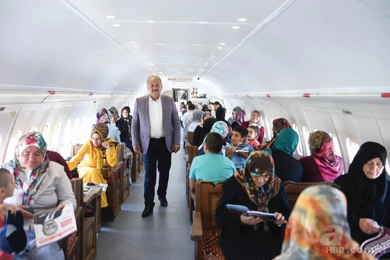 Kastamonu'da Boeing 737 tipi yolcu uçağı Millet Kıraathanesi oldu 7