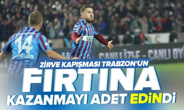 Trabzonspor: 2 - Konyaspor: 1 MAÇ SONUCU | Zirve kapışması Trabzonspor’un