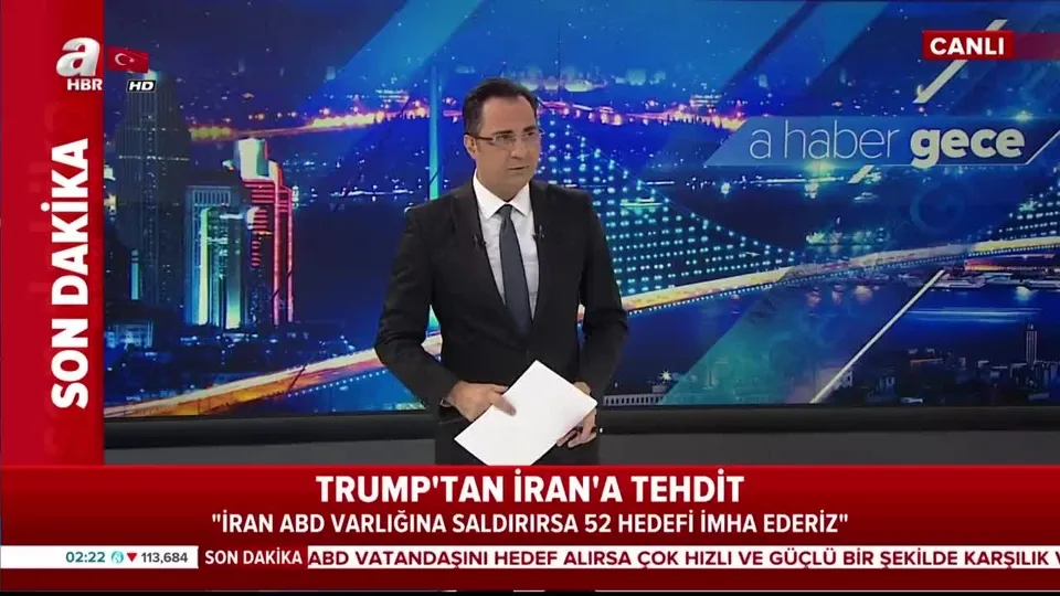 ABD Başkanı Donald Trump: 52 İran sahasını hedef almış bulunmaktayız