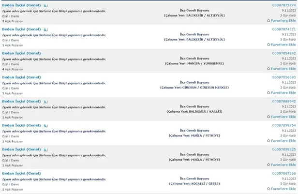 KPSS puan şartı aranmıyor! Türkiye geneli ilkokul mezunu 31 bin personel alımı başları! Başvuru şartları ve ekranı…