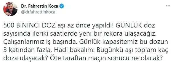 Bakan Fahrettin Koca müjdeledi! Yeni rekor geldi - 6