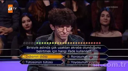 Milyoner tarihine geçen an! Kim Milyoner Olmak İster 821.bölüm soru ve cevapları