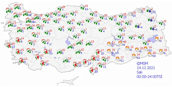 Meteoroloji'den 5 günlük hava durumu açıklaması! İstanbul hafta boyunca sağanak altında kalacak - 10