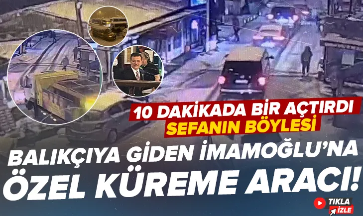 Vatandaşa yok İmamoğlu’na var!