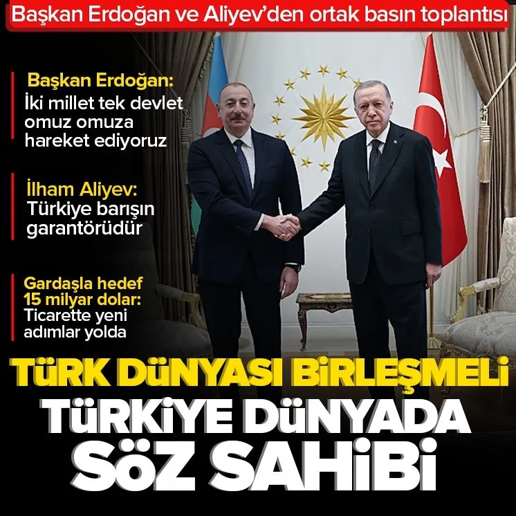 Türk dünyası birleşmeli