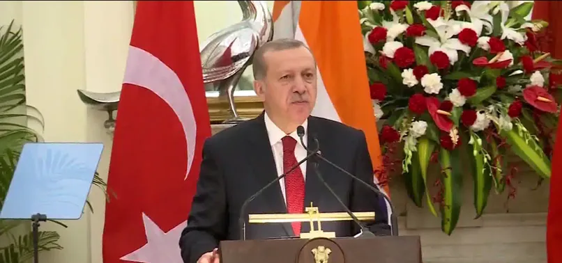 Erdoğan'dan Hindistan'a FETÖ uyarısı: Tamamen ülkenizden çıkarmanızı umuyorum