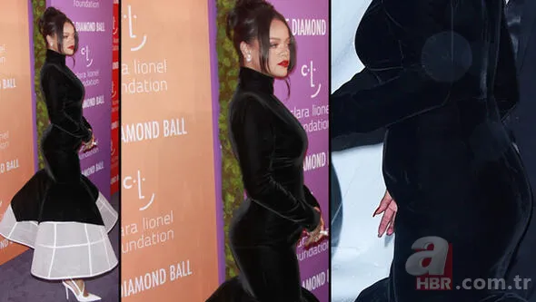 Rihanna hamile mi? İşte Diamond Ball 2019'da göbeğiyle dikkat çekti 2