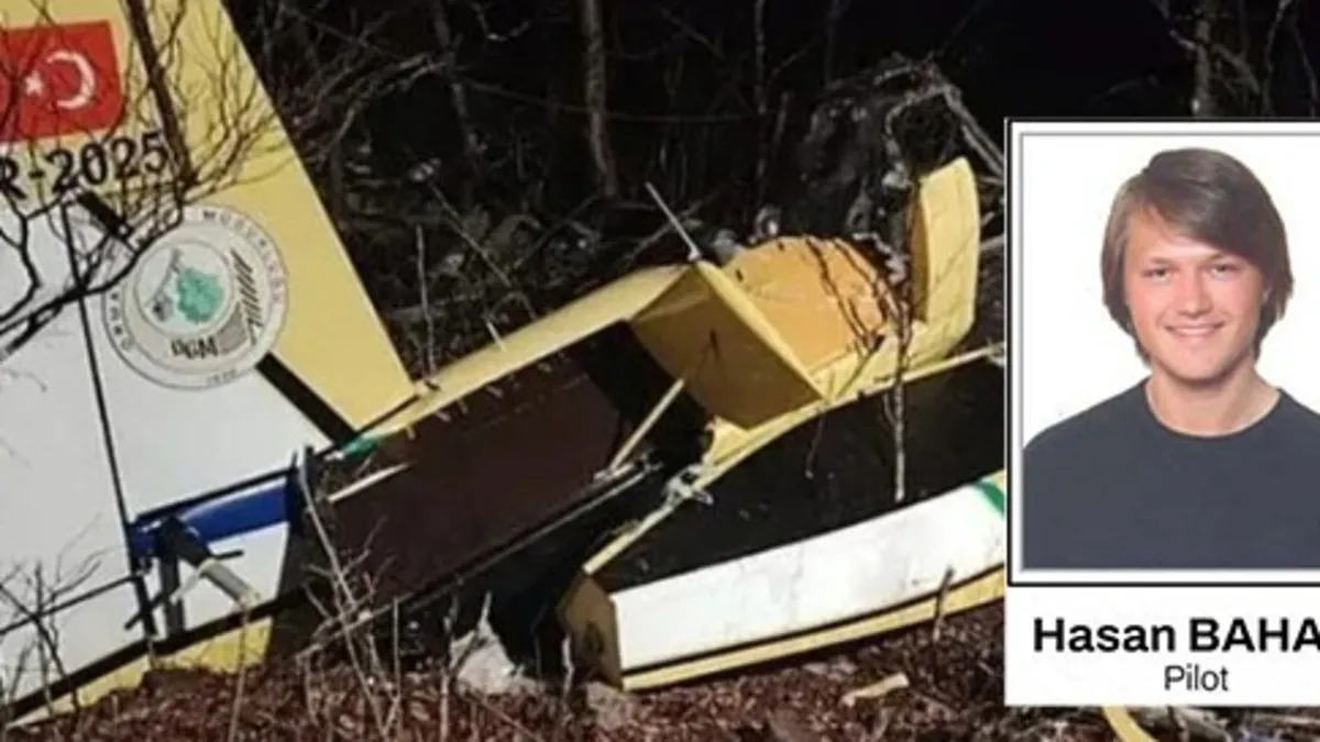 Yangın söndürme uçağında şehit olan pilot Bahar'ın naaşı İstanbul'a getirildi