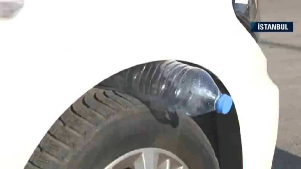 Hırsızların yeni tuzağı | Araç üzerinde pet şişe görenler dikkat! Arabayı mutlaka kilitleyin