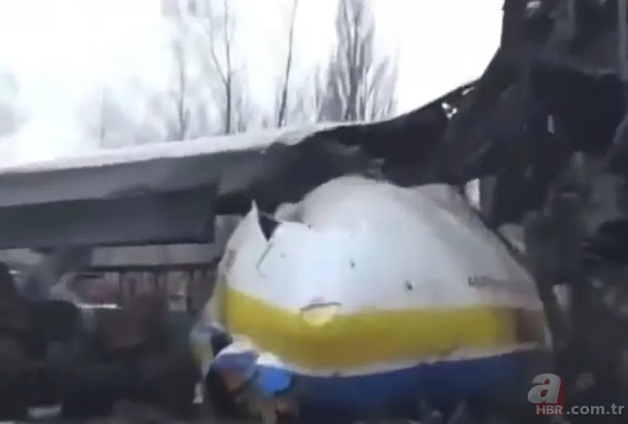 Ukrayna'ya ait dünyanın en büyük uçağı Antonov An-225'in son görüntüsü ortaya çıktı! Rus ordusunun vurduğu iddia edilmişti 13