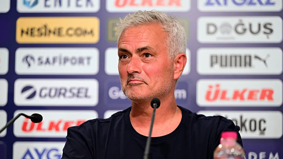 Jose Mourinho basın toplantısında konuştu: Hedefimiz turu geçmek!