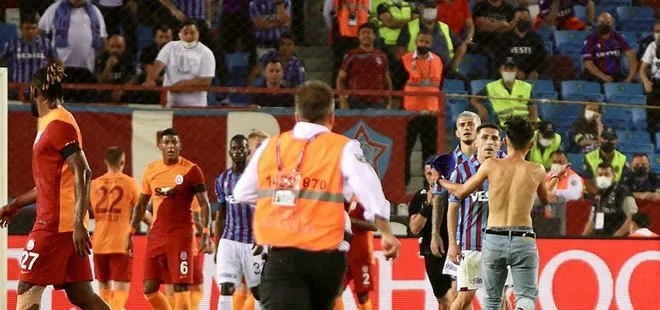 Trabzonspor-Galatasaray maçında şoke eden anlar! Trabzonsporlu Abdülkadir Ömür...