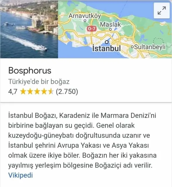 Google’dan Yunanistan provokasyonu! İstanbul ve Çanakkale boğazları...
