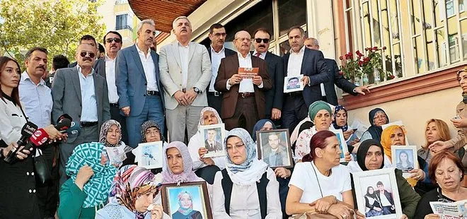 Aşiretlerden  HDP önünde evlat nöbeti tutan annelere destek