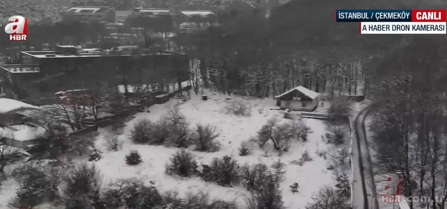 Megakent beyaza büründü! A Haber ekipleri kar nöbetinde: İşte İstanbul'dan kar manzaraları 10