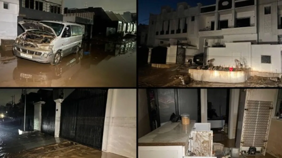 Irak'ta sel felaketi! Kerkük'te 300 aile yerinden oldu