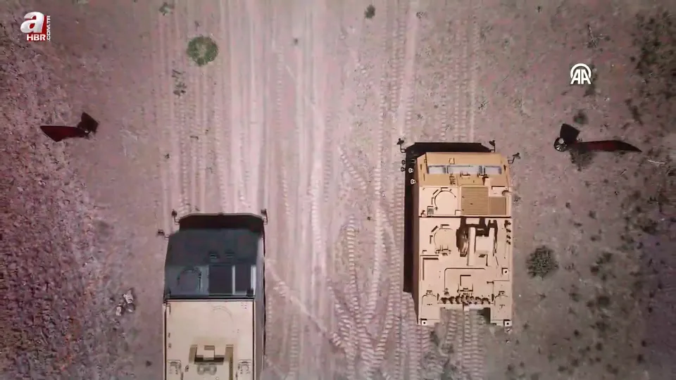 Askeri araçlar böyle yarıştı! KAPLAN HİBRİT yarışa damga vurdu