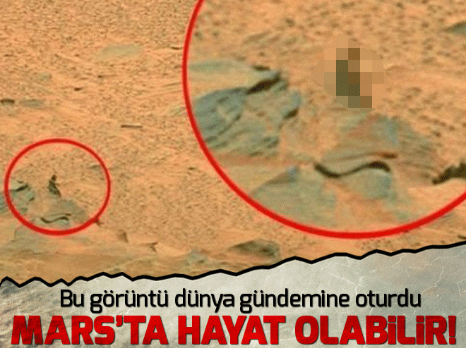 Mars'ın esrarengiz fotoÄrafları kafaları karıÅtırdı