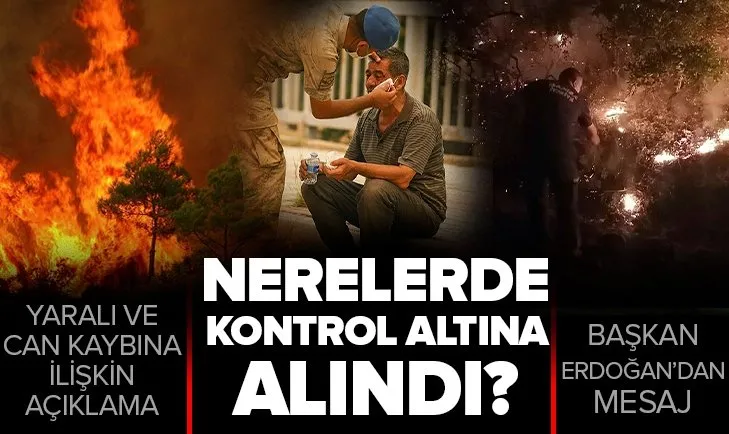 Türkiye genelindeki yangınlarda son durum ne?