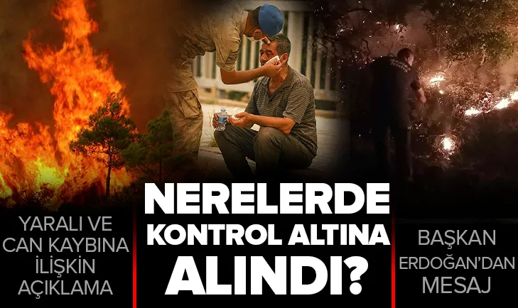 Türkiye genelindeki yangınlarda son durum ne?