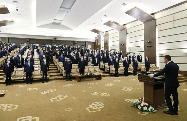 Anayasa Mahkemesi'nin yeni üyesi Kenan Yaşar görevine başladı! Başkan Erdoğan törene katıldı - 3
