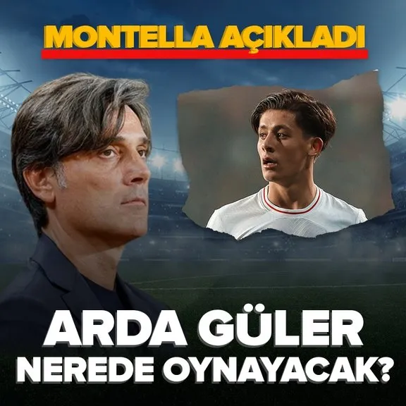 A Milli Futbol Takımı Teknik Direktörü Vincenzo Montella’dan Arda Güler açıklaması! Hangi pozisyonda oynayacak?