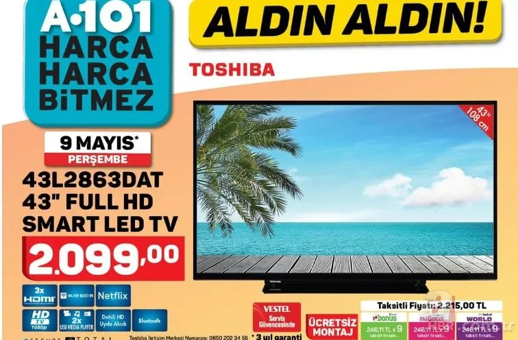 A101 aktüel ürünler kataloğu 9 Mayıs son dakika fırsatları! A101 indirimli ürünler neler? 2