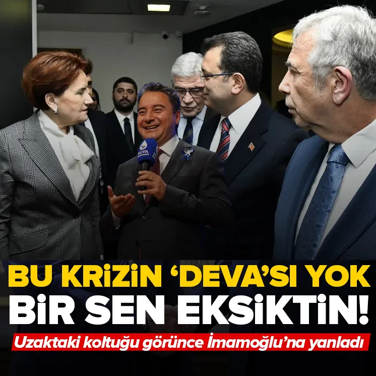 Babacan da Akşener’e yüklendi