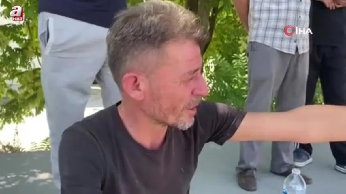 Emniyet kemeri takılı olan sürücü takla atan araçtan yara almadan kurtuldu