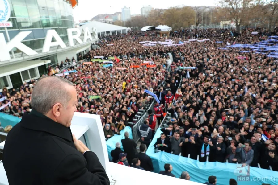 Başkan Erdoğan'a Ankara'da coşkulu karşılama 6